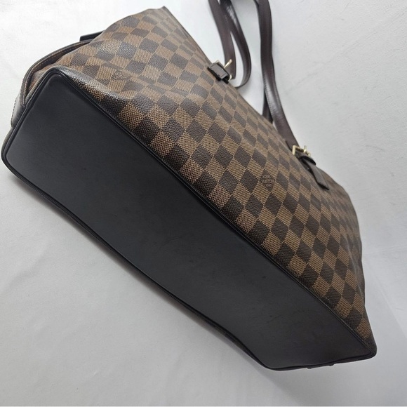 LV Chelsea Checkered Brown Tote Bag - Picture 6 of 9